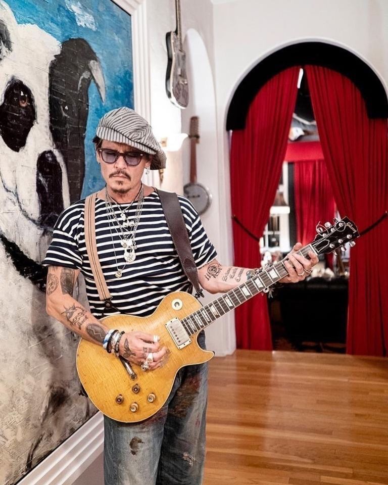 Johnny Depp en su faceta musical